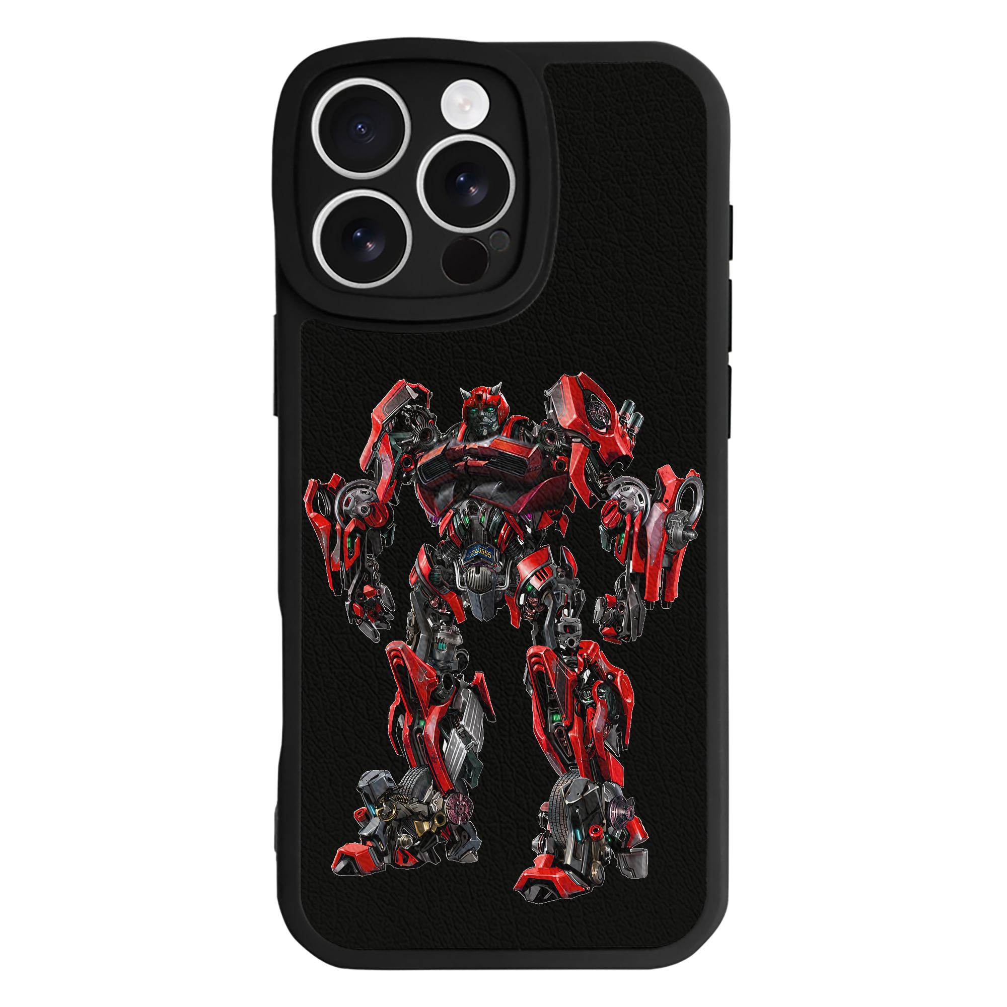 （画像用） Transformers トランスフォーマー 【iPhone 16シリーズ対応】シリコンスマホケース（レザー調） 材質：シリコン